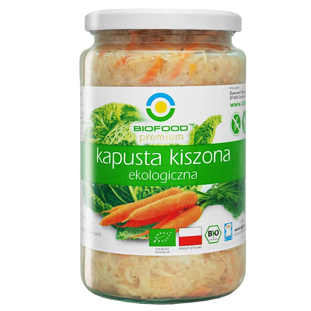 Kapusta Kiszona z Marchewką Bezglutenowa BIO 700 g () (3 szt x 500 g)