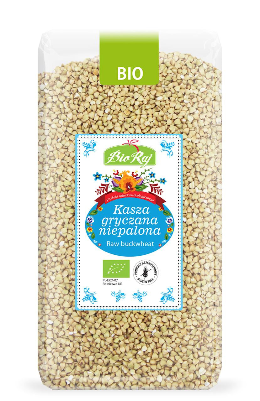 Kasza Gryczana Niepalona Bezglutenowa BIO (Polska) (4 szt x 500 g)