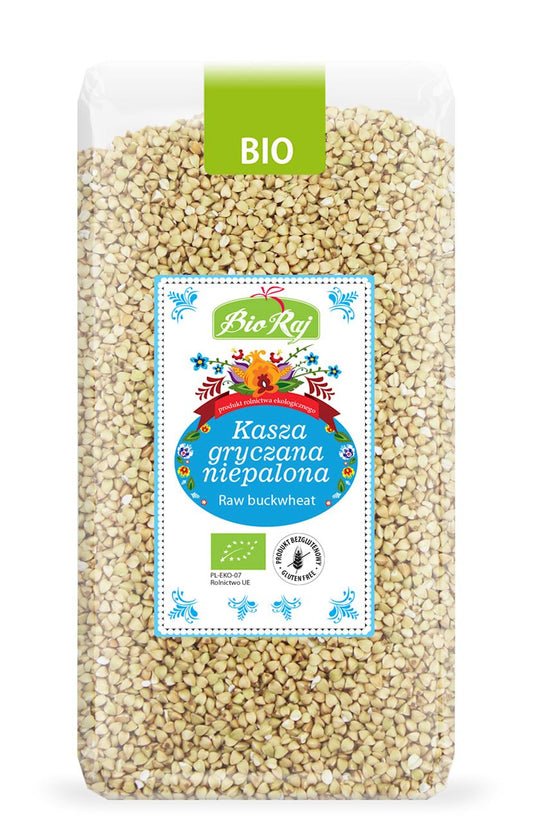 Kasza Gryczana Niepalona Bezglutenowa BIO (Polska) (4 szt x 500 g)
