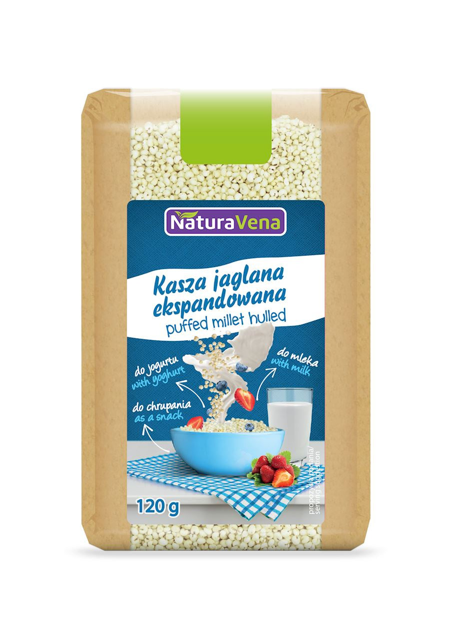 Kasza Jaglana Ekspandowana (8 szt x 120 g)