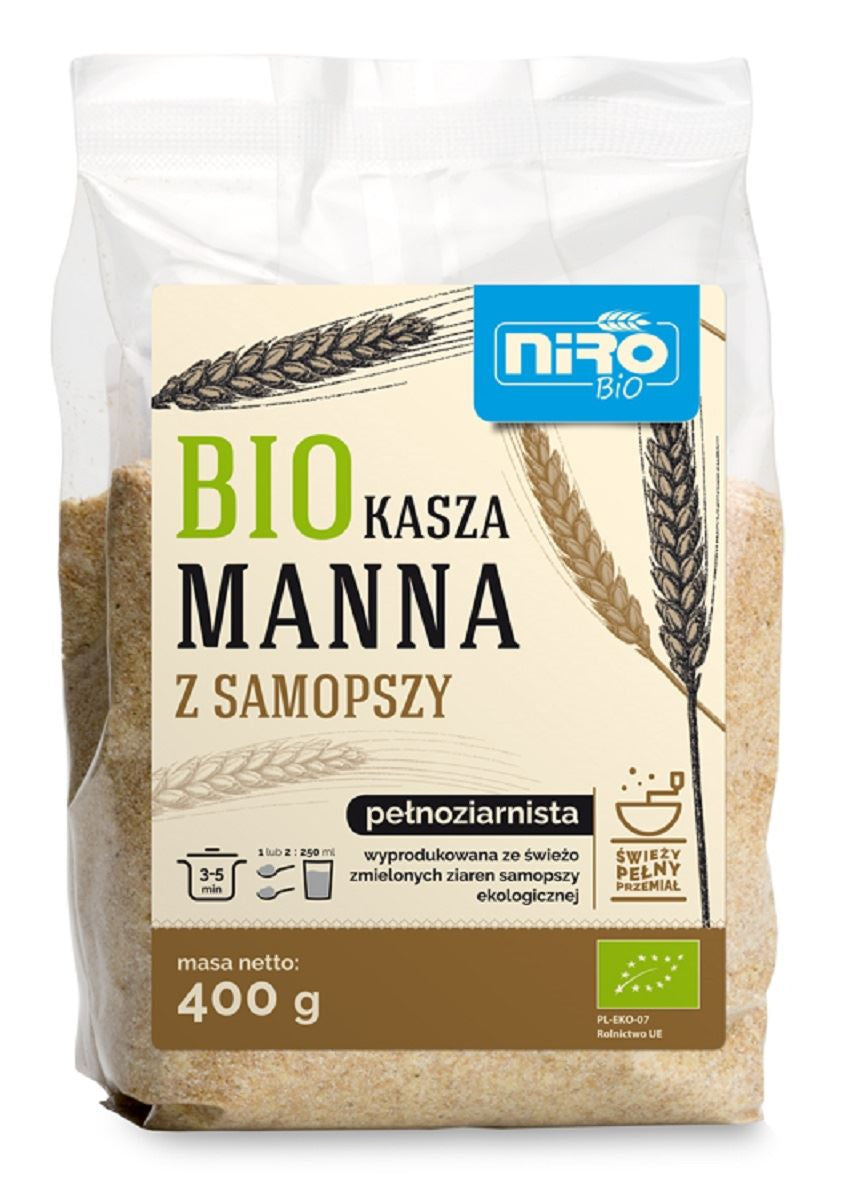 Kasza Manna z Samopszy BIO (2 szt x 400 g)