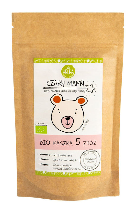Kaszka 5 Zbóż Bez Dodatku Cukrów BIO (2 szt x 200 g)