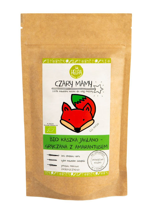 Kaszka Jaglano - Gryczana z Amarantusem Bez Dodatku Cukrów BIO (2 szt x 200 g)