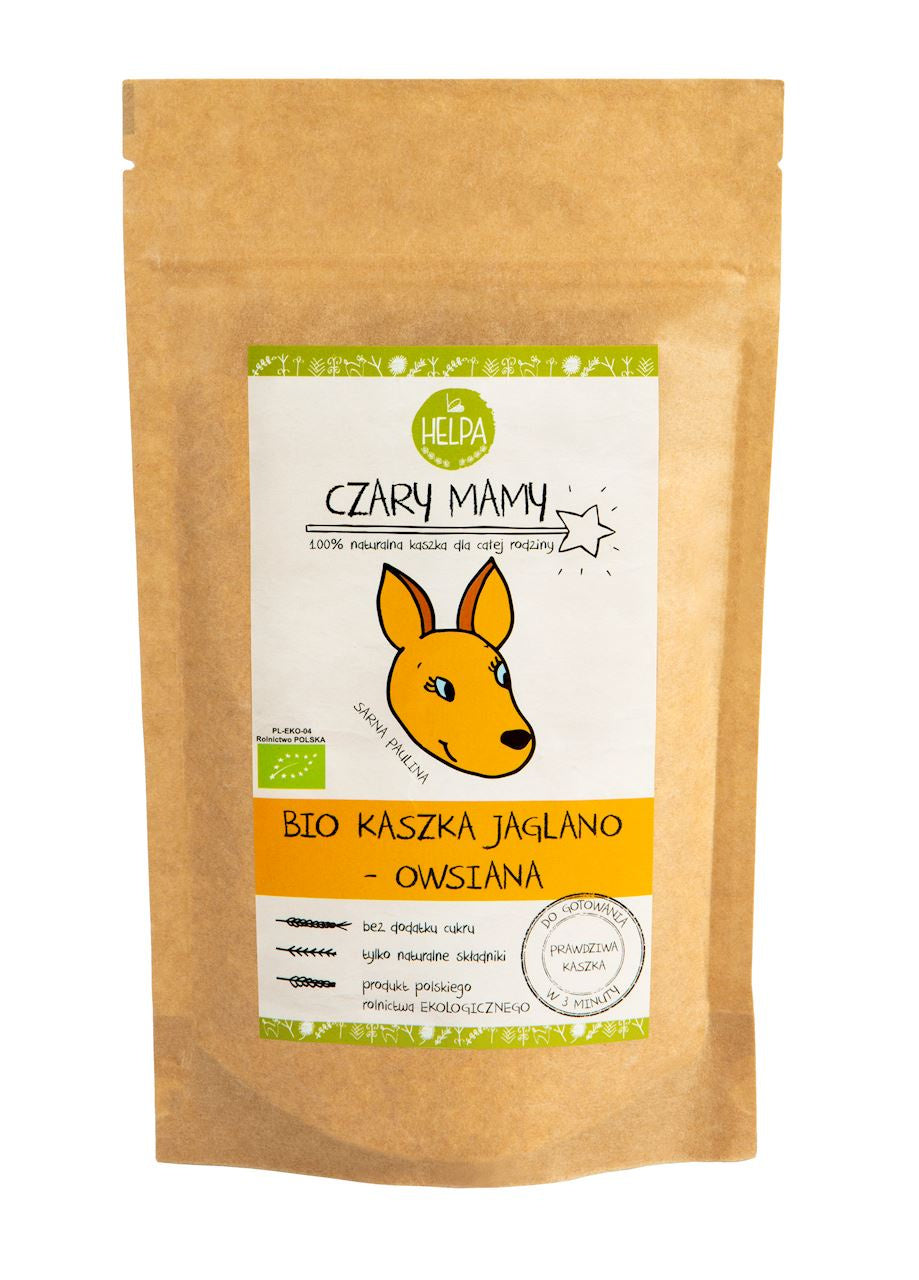 Kaszka Jaglano - Owsiana Bez Dodatku Cukrów BIO (2 szt x 200 g)