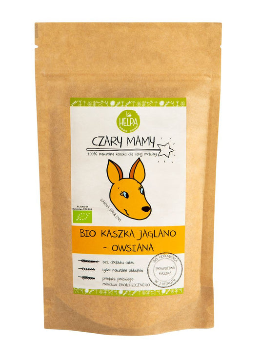 Kaszka Jaglano - Owsiana Bez Dodatku Cukrów BIO (2 szt x 200 g)