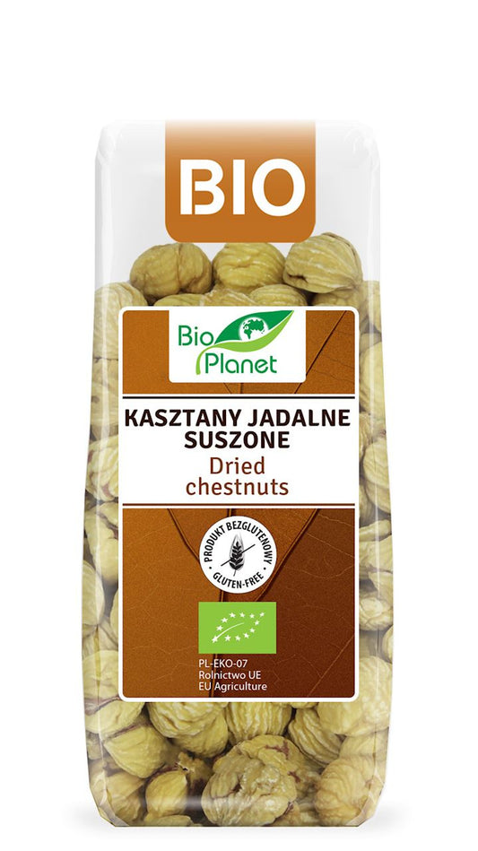Kasztany Jadalne Suszone Bezglutenowe BIO (2 szt x 200 g)