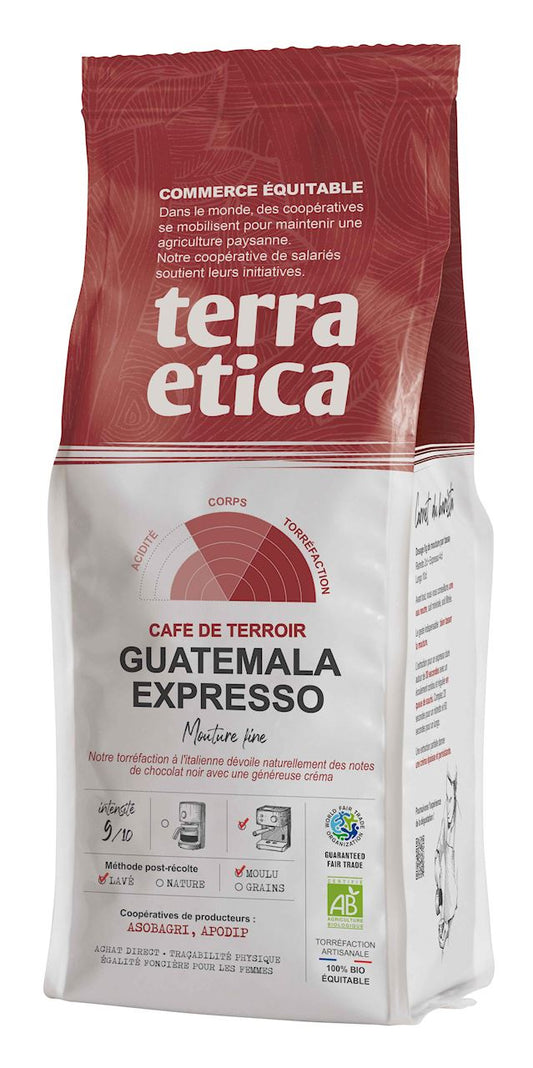 Kawa Mielona Arabica 100 % Espresso Gwatemala Fair Trade BIO 250 g