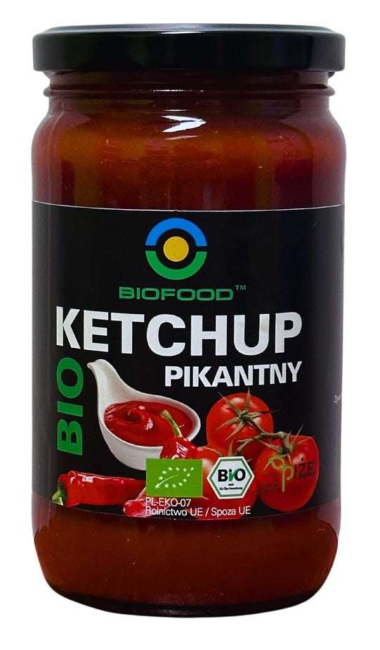 Ketchup Pikantny Bezglutenowy BIO (2 szt x 350 g)