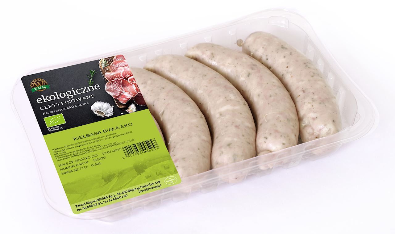 Kiełbasa Biała BIO (6 Szt.) 485 g