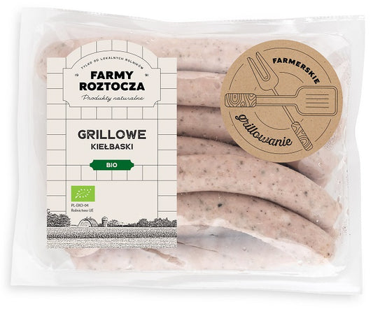 Kiełbaski Na Grilla BIO (Około 0,30 kg) - Farmy Roztocza (Na Zamówienie