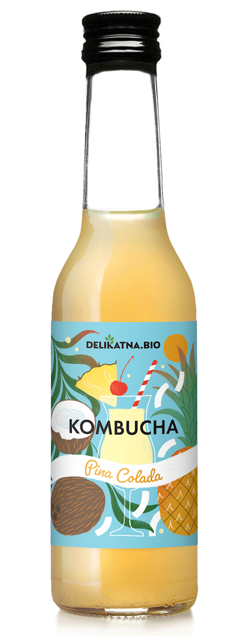 Kombucha Koktajlowa Pina Colada BIO (2 szt x 270 ml)