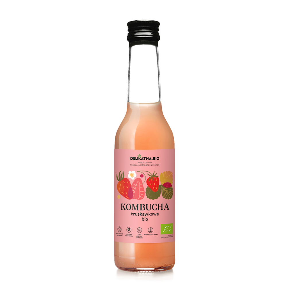 Kombucha Truskawkowa BIO (2 szt x 270 ml)