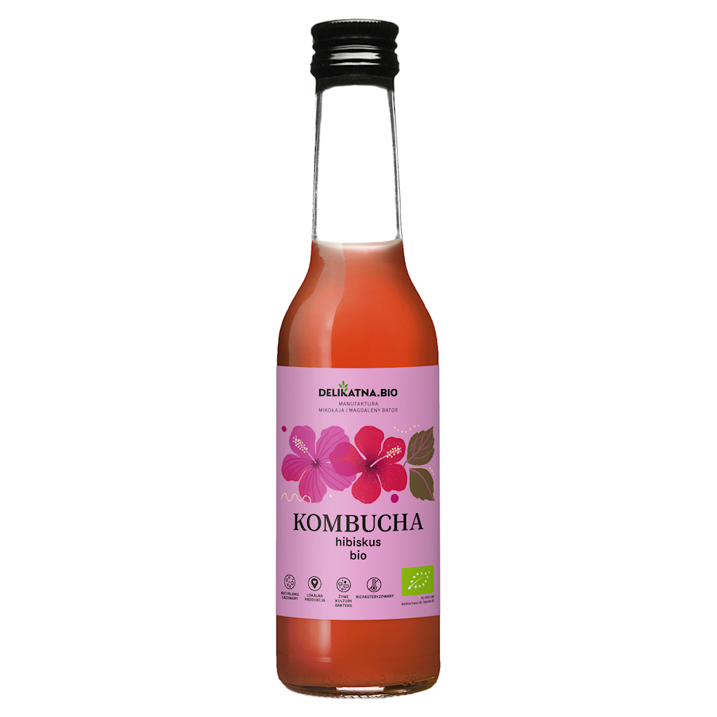 Kombucha z Hibiskusem BIO (2 szt x 270 ml)
