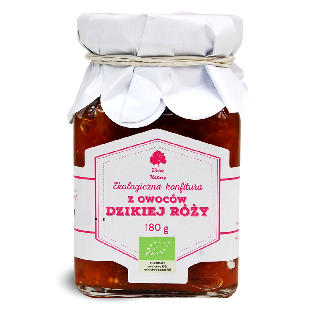 Konfitura z Owoców Dzikiej Róży BIO (2 szt x 180 g)