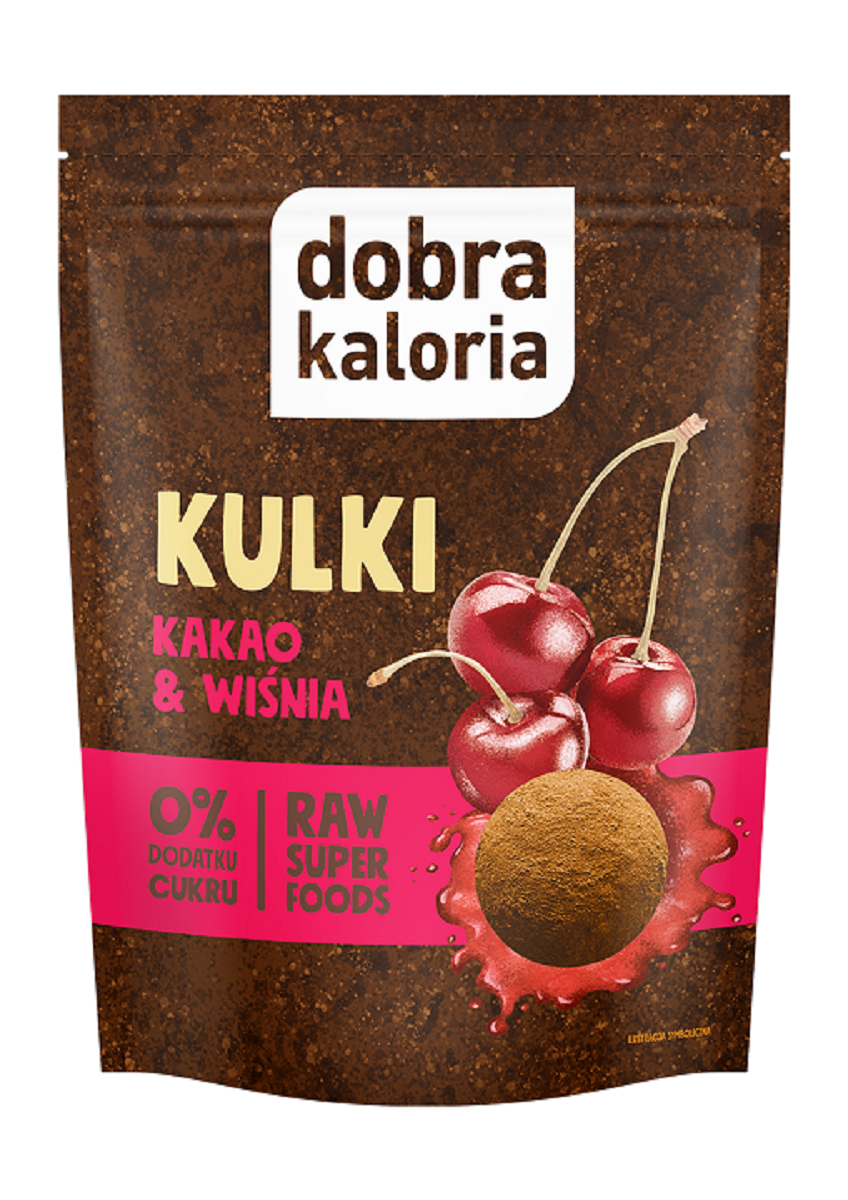 Kulki Daktylowe Kakao & Wiśnia Bez Dodatku Cukrów (4 szt x 58 g)