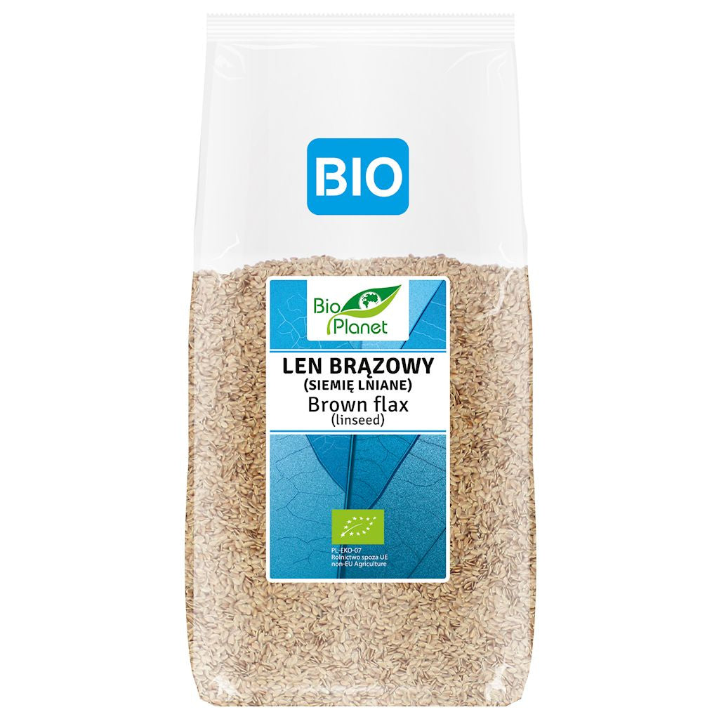 Len Brązowy (Siemię Lniane) BIO (3 szt x 400 g)