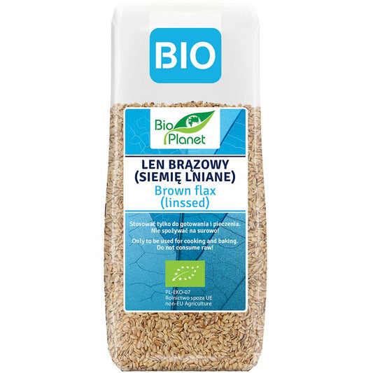 Len Brązowy (Siemię Lniane) BIO (6 szt x 200 g)