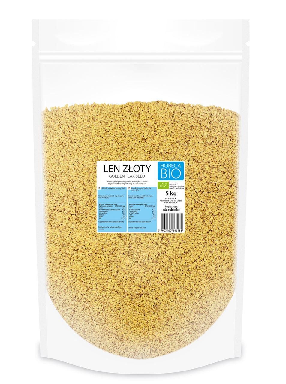 Len Złoty (Siemię Lniane) BIO 5 kg