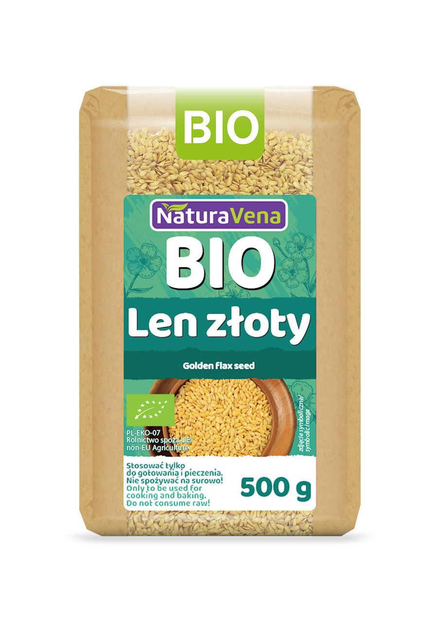 Len Złoty (Siemię Lniane) BIO (5 szt x 500 g)