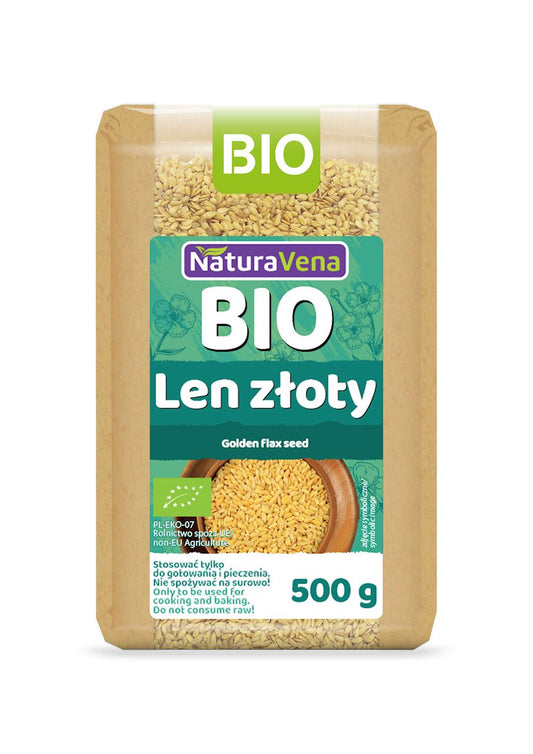 Len Złoty (Siemię Lniane) BIO (5 szt x 500 g)