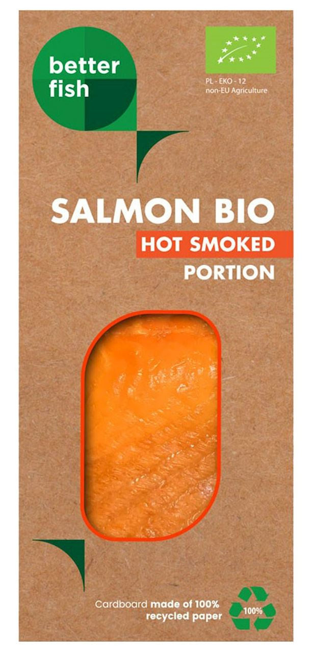 Łosoś Atlantycki Wędzony Na Gorąco Porcja BIO 100 g (Koperta)