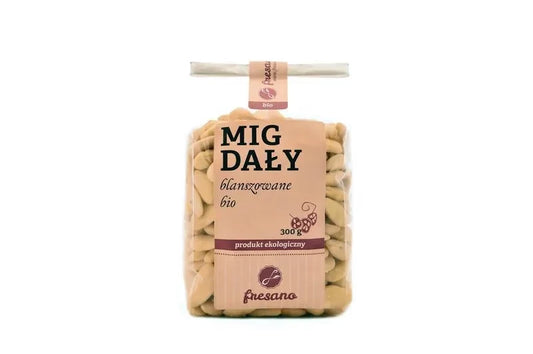 MIGDAŁY BLANSZOWANE BIO (300 g)