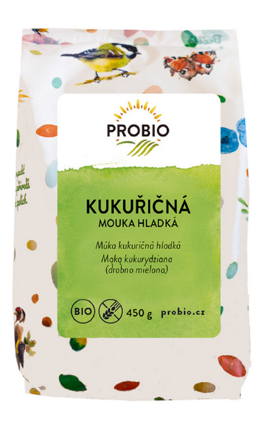 Mąka Kukurydziana Bezglutenowa BIO (4 szt x 450 g)