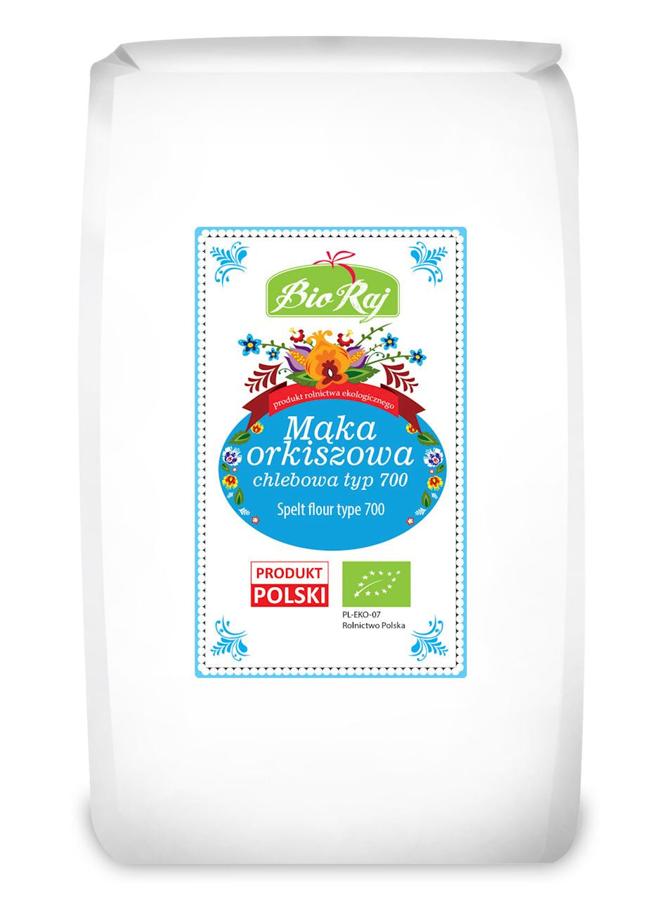 Mąka Orkiszowa Chlebowa Typ 700 BIO (Polska) (2 szt x 1 kg)