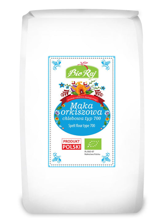 Mąka Orkiszowa Chlebowa Typ 700 BIO (Polska) (2 szt x 1 kg)