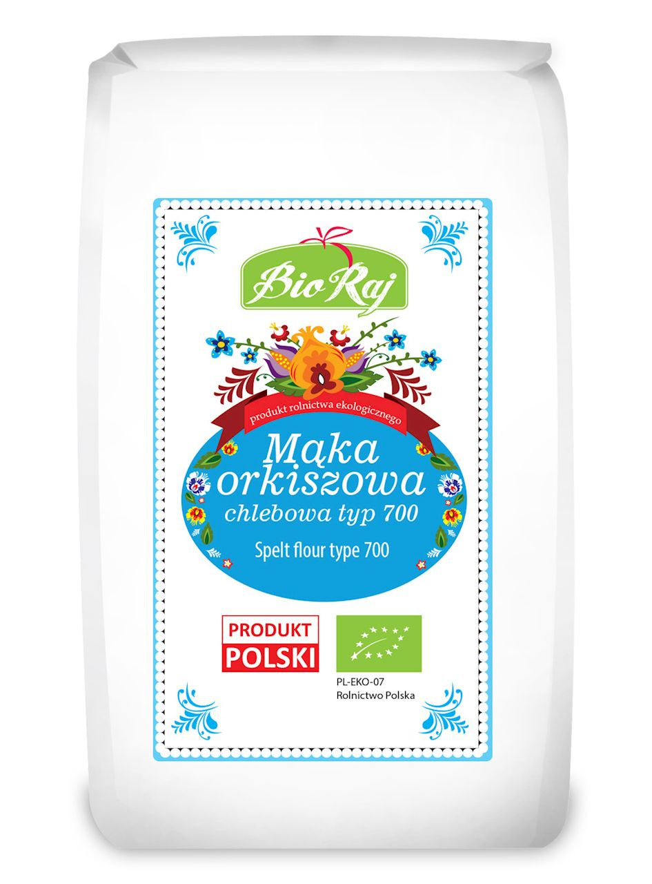 Mąka Orkiszowa Chlebowa Typ 700 BIO (Polska) (4 szt x 500 g)