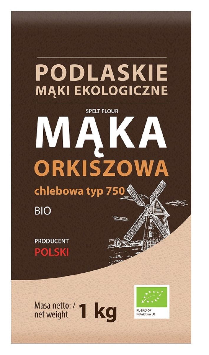 Mąka Orkiszowa Chlebowa Typ 750 BIO (2 szt x 1 kg)