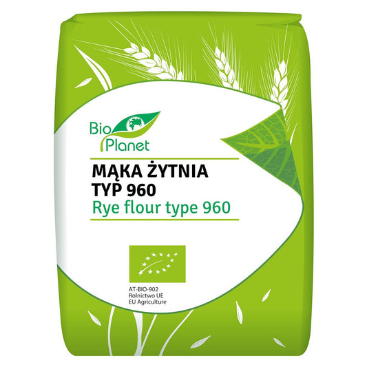 Mąka Żytnia Typ 960 BIO (5 szt x 1 kg)
