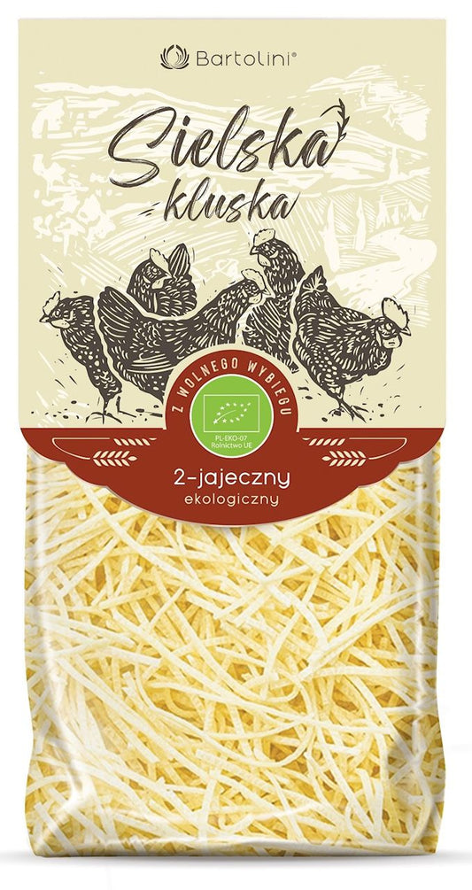 Makaron (2-Jajeczny) Krajanka Cienka BIO (4 szt x 250 g)