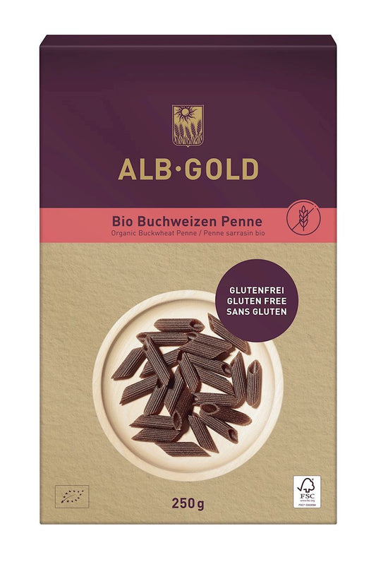 Makaron (Gryczany) Penne Bezglutenowy BIO  - Alb (2 szt x 250 g)