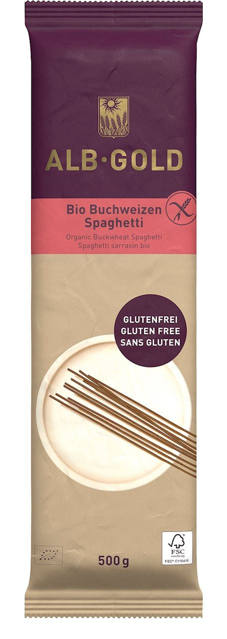 Makaron (Gryczany) Spaghetti Bezglutenowy BIO (2 szt x 500 g)