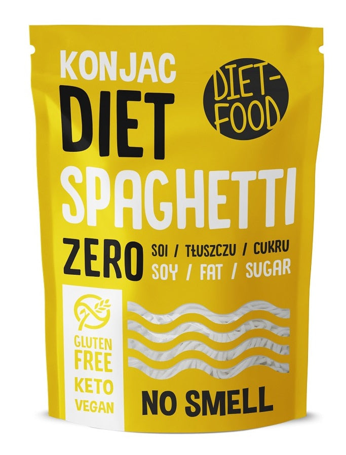 Makaron (Konjac) Spaghetti Bezglutenowy 270 g () - Diet (3 szt x 200 g)