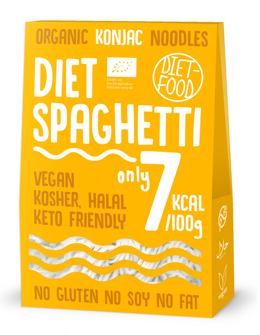Makaron (Konjac) Spaghetti Bezglutenowy BIO 385 g () - Diet (3 szt x 300 g)