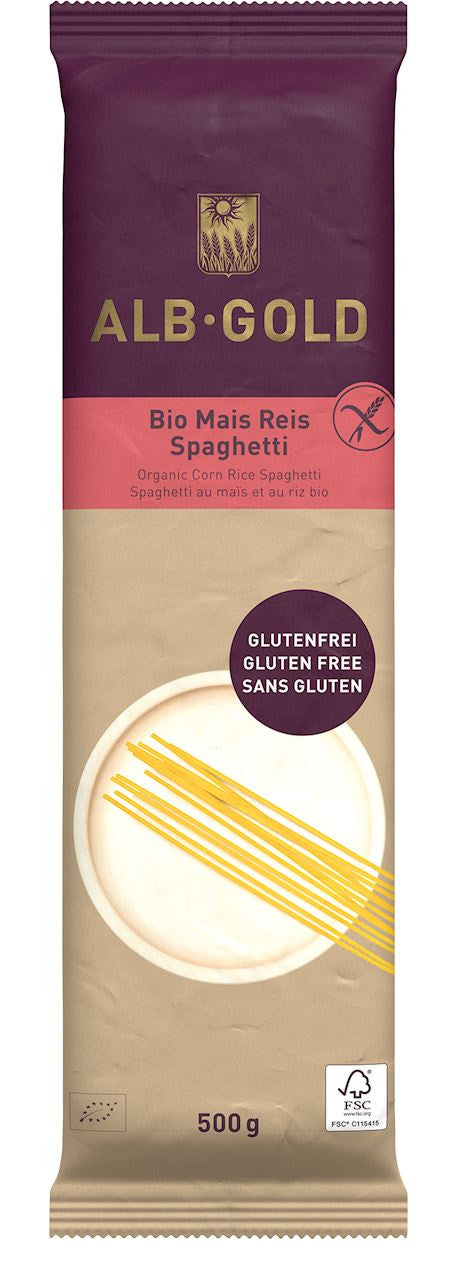 Makaron (Kukurydziano - Ryżowy) Spaghetti Bezglutenowy BIO (2 szt x 500 g)