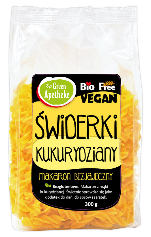 Makaron (Kukurydziany) Świderki Bezglutenowy BIO 300 g