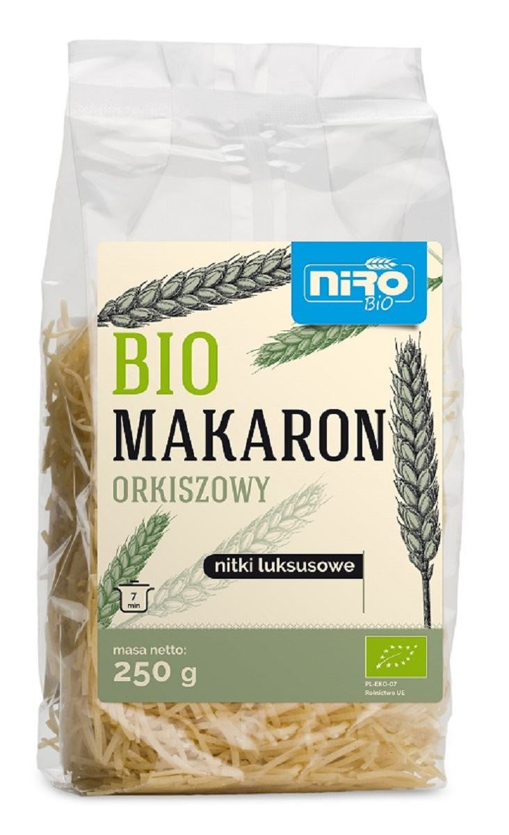 Makaron (Orkiszowy) Nitki Luksusowe BIO (2 szt x 250 g)