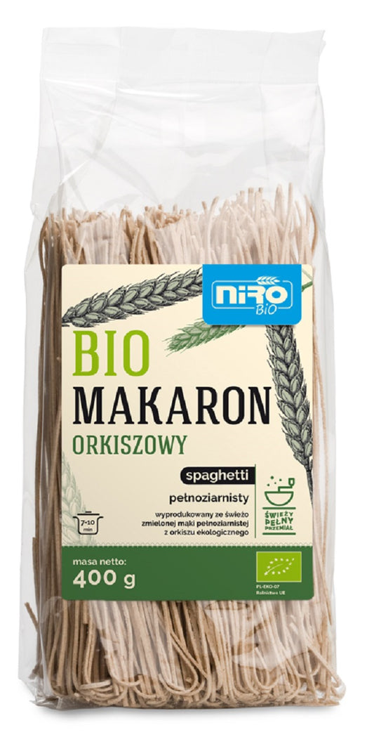 Makaron (Orkiszowy Razowy) Spaghetti BIO (2 szt x 400 g)