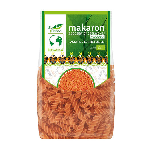 Makaron Proteinowy z Soczewicy Czerwonej Świderki BIO (2 szt x 250 g)