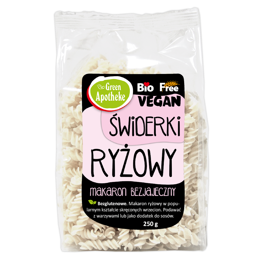 Makaron (Ryżowy) Świderki Bezglutenowy BIO (3 szt x 250 g)