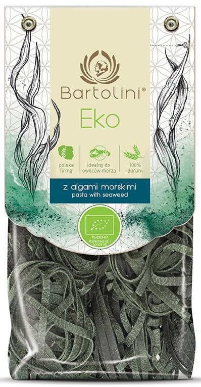 Makaron (Semolinowy z Algami Morskimi) Gniazda Tagliatelle BIO (4 szt x 250 g)