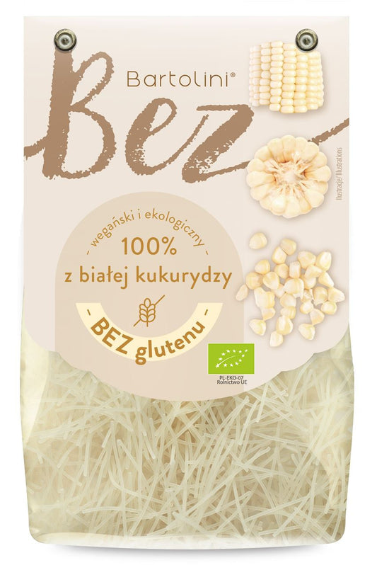 Makaron (Z Białej Kukurydzy) Krajanka Bezglutenowy BIO (2 szt x 250 g)