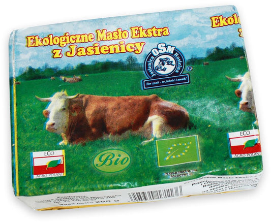 Masło Ekstra Kostka (82 % Tłuszczu) BIO 200 g