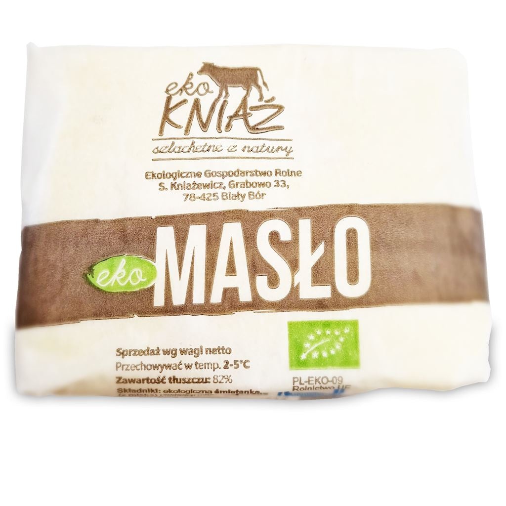 Masło Kostka (82 % Tłuszczu) BIO (Około 0,30 kg)
