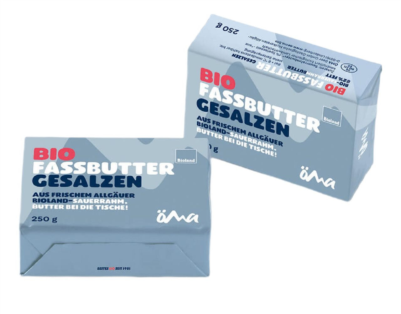 Masło Solone Kostka (82 % Tłuszczu) BIO 250 g