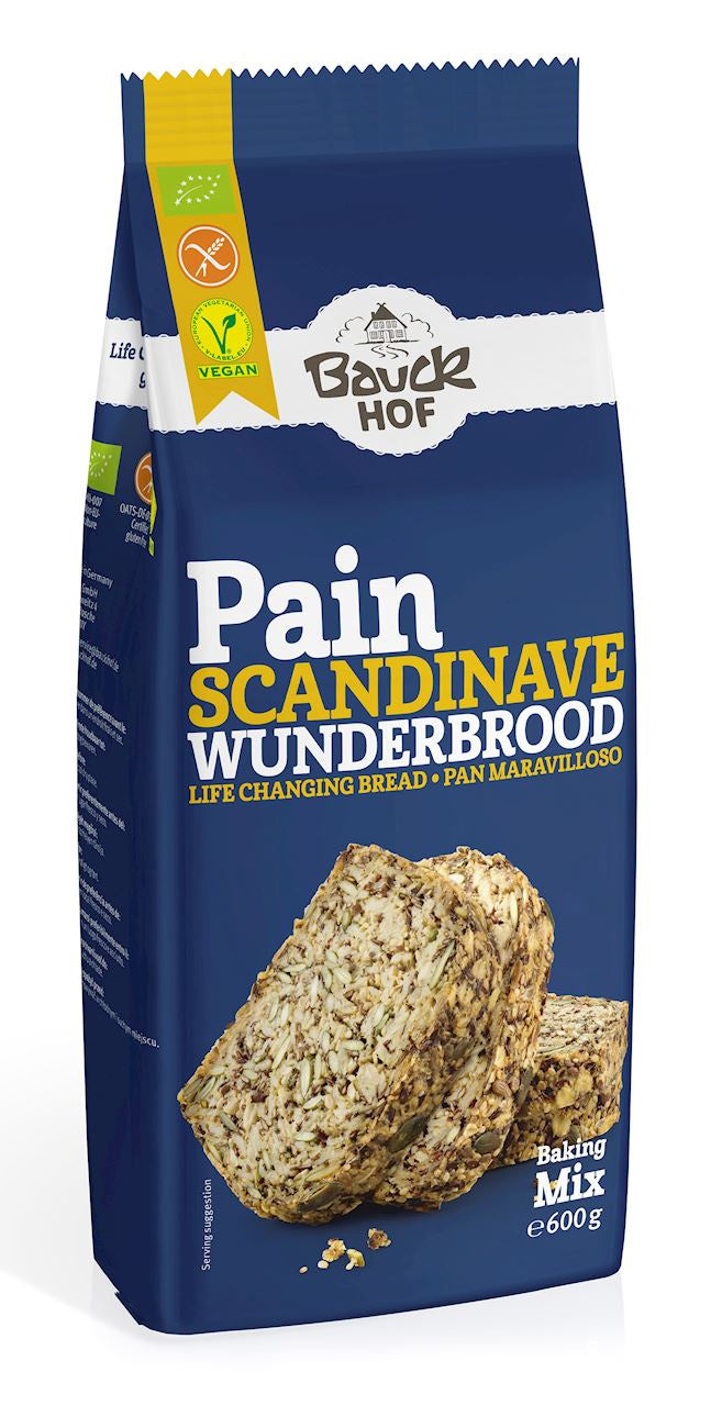 Mieszanka Do Wypieku Chleba Wieloziarnistego Bezglutenowa (Skandynawska) BIO (2 szt x 600 g)