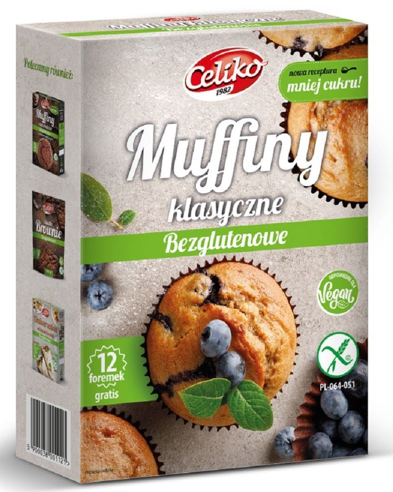 Mieszanka Na Muffiny Klasyczne Bezglutenowa (3 szt x 280 g)
